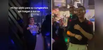 Peruano pidió celebrar su cumpleaños con todas sus exparejas y su mamá lo hizo realidad: clip es viral Peruano pidió celebrar su cumpleaños con todas sus exparejas y su mamá lo hizo realidad: clip es viral