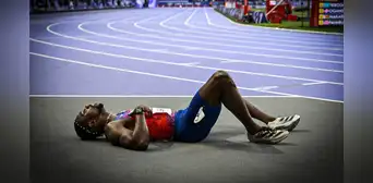 Noah Lyles causa polémica tras ganar medalla de bronce en los 200 metros contagiado con COVID Noah Lyles causa polémica tras ganar medalla de bronce en los 200 metros contagiado con COVID