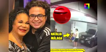 Revelan NUEVAS imágenes de Natalia Málaga rayando el auto del hijo de Eva Ayllón Revelan NUEVAS imágenes de Natalia Málaga rayando el auto del hijo de Eva Ayllón