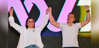 Daniel Noboa buscará su reelección en 2025 y anunció quién será su binomio para las presidenciales en Ecuador