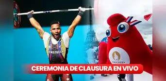 VER ceremonia de clausura de los Juegos Olímpicos París 2024 EN VIVO en Venezuela vía Claro Sports y Venevisión
