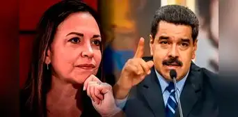 María Corina ofrece "negociación" a Maduro para que abandone la presidencia y él la llama "prófuga de la justicia" María Corina ofrece "negociación" a Maduro para que abandone la presidencia y él la llama "prófuga de la justicia"
