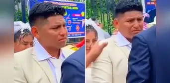 Novio peruano llora desconsoladamente tras dar el sí en su matrimonio y dicen: “Divorcio asegurado” Novio peruano llora desconsoladamente tras dar el sí en su matrimonio y dicen: “Divorcio asegurado”