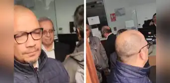 ¡Wayki delincuente!: así fue la accidentada salida de Nicanor Boluarte tras audiencia de prisión preventiva