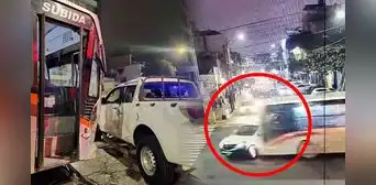 Magdalena: choque de bus y camioneta deja 7 heridos en av. Brasil Magdalena: choque de bus y camioneta deja 7 heridos en av. Brasil
