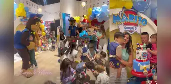 Korina Rivadeneira y Mario Hart celebraron los 2 años de su hijo con espectacular fiesta infantil