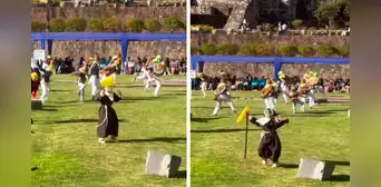 Captan a niña disfrazada de monja bailando en festival de la Virgen Asunta del Cusco: “Sacó los pasos prohibidos”