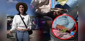 Turista conoce por primera vez MERCADO DE TRUEQUES en Puno y queda impactada con productos andinos: "Está bastante curioso, me encantó"