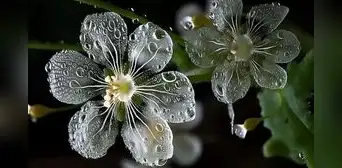 La flor que se vuelve transparente con la lluvia: crece solo en 3 países y uno está en América La flor que se vuelve transparente con la lluvia: crece solo en 3 países y uno está en América