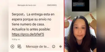 ¿Recibiste este SMS de Serpost? No lo abras, es una estafa que busca vaciar tu cuenta bancaria