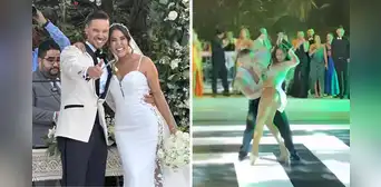 Melissa Paredes CRITICÓ a quiénes dicen que el baile en su boda con Anthony Aranda fue obsceno: “Allá la ‘cucufata’” Melissa Paredes CRITICÓ a quiénes dicen que el baile en su boda con Anthony Aranda fue obsceno: “Allá la ‘cucufata’”