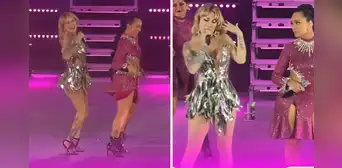 Daniela Darcourt halaga a Leslie Shaw y cantan en conjunto la versión salsa de ‘Faldita’: “Hay niveles” Daniela Darcourt halaga a Leslie Shaw y cantan en conjunto la versión salsa de ‘Faldita’: “Hay niveles”