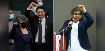 Madre de Vladimir Cerrón llega al Congreso de la República y asegura que su hijo "es inocente"