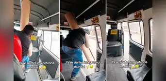 Chofer de combi sin cobrador sorprende a pasajeros con puerta automática y dicen: “Lima potencia mundial”