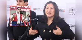 Portalatino justifica aparición de Cerrón en evento de Perú Libre pese a estar prófugo: "Tenía que mandar un mensaje" Portalatino justifica aparición de Cerrón en evento de Perú Libre pese a estar prófugo: "Tenía que mandar un mensaje"