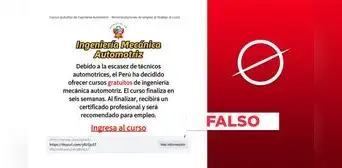 Gobierno no promueve cursos de Ingeniería Mecánica Automotriz con "empleo directo"