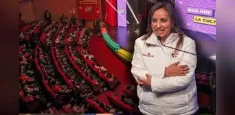 Dina Boluarte canta 'Gato Ron Ron' en evento oficial y causa confusión en el público: "¿cómo 'desveo' esto?" Dina Boluarte canta 'Gato Ron Ron' en evento oficial y causa confusión en el público: "¿cómo 'desveo' esto?"