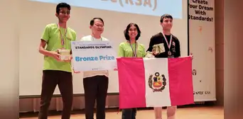 Los 3 niños prodigios peruanos que conquistaron la medalla de bronce en Olimpiada Internacional de Corea del Sur Los 3 niños prodigios peruanos que conquistaron la medalla de bronce en Olimpiada Internacional de Corea del Sur