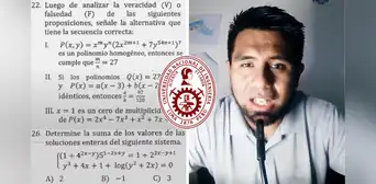 Profesor de matemática resuelve los 2 problemas más difíciles de Admisión UNI: "Muchas academias se equivocaron" Profesor de matemática resuelve los 2 problemas más difíciles de Admisión UNI: "Muchas academias se equivocaron"