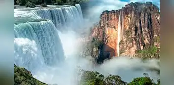 El salto de agua más alto del mundo está en Sudamérica: supera 15 veces a las cataratas del Niágara