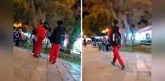 Escolares protagonizan pelea con arma punzocortante en pleno centro histórico de Cusco Escolares protagonizan pelea con arma punzocortante en pleno centro histórico de Cusco