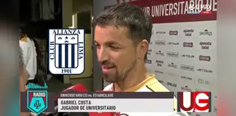 Gabriel Costa y su 'picante' mensaje a Alianza Lima tras el triunfo de la U: Siempre estuve bien Gabriel Costa y su 'picante' mensaje a Alianza Lima tras el triunfo de la U: Siempre estuve bien
