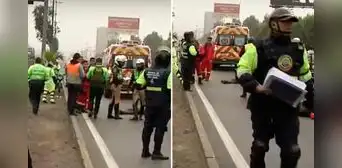 Fatal accidente de tránsito en la Panamericana Sur: motociclista fallece tras impacto de vehículo