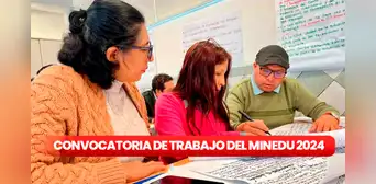¿Sin trabajo? Ministerio de Educación ofrece trabajo con sueldos de más de S/10.000: conoce cómo postular ¿Sin trabajo? Ministerio de Educación ofrece trabajo con sueldos de más de S/10.000: conoce cómo postular