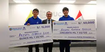 Estudiantes peruanos ganan en Concurso Nacional de Matemáticas: participaron 29 mil escolares Estudiantes peruanos ganan en Concurso Nacional de Matemáticas: participaron 29 mil escolares