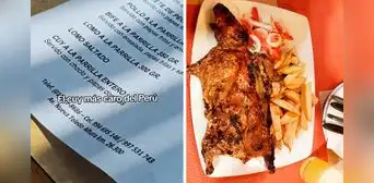 Exorbitante precio del cuy a la parrilla deja en shock a joven en restaurante de Cieneguilla Exorbitante precio del cuy a la parrilla deja en shock a joven en restaurante de Cieneguilla