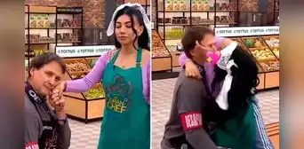 Diana Sánchez sorprende al besar a Christian Thorsen en 'El gran chef famosos': “Te amo Platanazo”