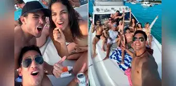 Santiago Suárez y Raysa Ortiz reaparecen juntos en Cancún tras ampay del actor