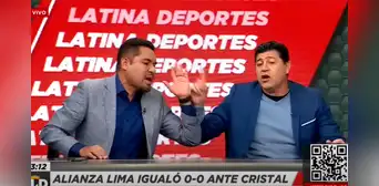 Periodistas de Latina pierden los papeles en vivo tras debate sobre Alianza Lima vs. Cristal: "Bájame la mano" Periodistas de Latina pierden los papeles en vivo tras debate sobre Alianza Lima vs. Cristal: "Bájame la mano"