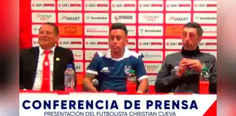 Christian Cueva fue presentado por Cienciano en medio de denuncia por agresión a su esposa Christian Cueva fue presentado por Cienciano en medio de denuncia por agresión a su esposa