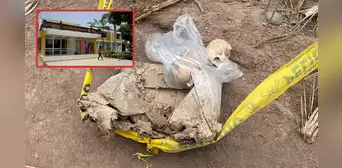 Encuentran una bolsa con cráneos humanos en exteriores de la Municipalidad de Barranco Encuentran una bolsa con cráneos humanos en exteriores de la Municipalidad de Barranco