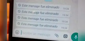¿Tu amigo borró un mensaje de WhatsApp antes de que lo leyeras? Así podrás saber qué decía ¿Tu amigo borró un mensaje de WhatsApp antes de que lo leyeras? Así podrás saber qué decía