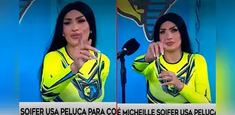 Michelle Soifer aparece con peluca en ‘Esto es Guerra’ y revela el insólito motivo detrás de su uso