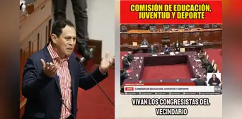Congresista Segundo Montalvo editó su video con "vivas" falsos para ocultar que sus colegas lo dejaron aplaudiendo solo Congresista Segundo Montalvo editó su video con "vivas" falsos para ocultar que sus colegas lo dejaron aplaudiendo solo