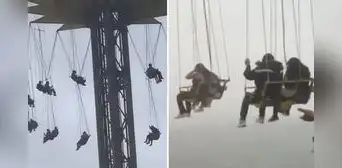 Personas quedan atrapadas a más de 70 metros en juego ‘Supergirl’ en Six Flags México a causa de tormentas Personas quedan atrapadas a más de 70 metros en juego ‘Supergirl’ en Six Flags México a causa de tormentas