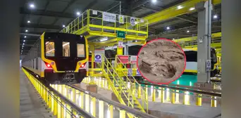 Sorprendente hallazgo arqueológico en la Línea 2 del Metro: lo que reveló la excavación en la estación central