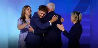 Hijo de Tim Walz llora al ver a su padre aceptar candidatura a la vicepresidencia en Estados Unidos: "Ese es mi papá" Hijo de Tim Walz llora al ver a su padre aceptar candidatura a la vicepresidencia en Estados Unidos: "Ese es mi papá"