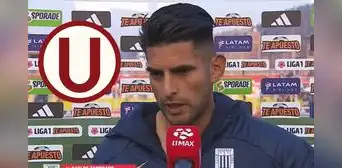 Carlos Zambrano envió desafiante mensaje a Universitario tras ser únicos líderes del Clausura