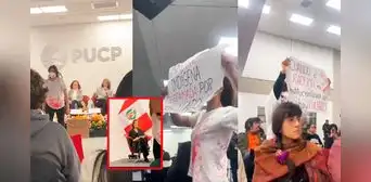 Estudiantes sorprenden a Mercedes Aráoz durante seminario en universidad y le recuerdan el ‘Baguazo’ Estudiantes sorprenden a Mercedes Aráoz durante seminario en universidad y le recuerdan el ‘Baguazo’