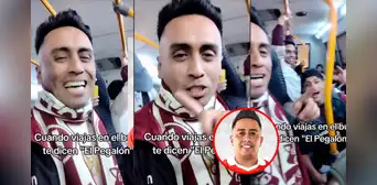 Doble de Christian Cueva se sube a un bus y usuarios lo increpan a gritos: “Yo no he sido, gente” Doble de Christian Cueva se sube a un bus y usuarios lo increpan a gritos: “Yo no he sido, gente”