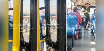 Conductor baja a tomar un vaso de chicha y deja esperando a sus pasajeros en el bus: “Solo en Perú” Conductor baja a tomar un vaso de chicha y deja esperando a sus pasajeros en el bus: “Solo en Perú”