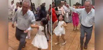 Niña peruana reta a su abuelito en huayno y menor sorprende: “Momentos que valen oro” Niña peruana reta a su abuelito en huayno y menor sorprende: “Momentos que valen oro”
