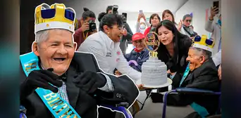 La emotiva historia del hombre más longevo del Inabif que cumple 110 años sin ningún familiar vivo