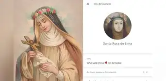 ¿Cómo enviarle un mensaje a Santa Rosa de Lima por WhatsApp? Conoce a dónde hacerle llegar tus peticiones ¿Cómo enviarle un mensaje a Santa Rosa de Lima por WhatsApp? Conoce a dónde hacerle llegar tus peticiones