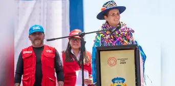 Ministra Hania Pérez de Cuéllar llega a Juliaca y hace insólito pedido: "Oren para que no seamos tentados a robar"