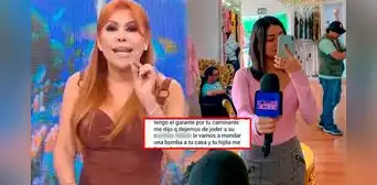 Magaly muestra AMENAZAS DE MUERTE contra su reportera tras entrevista a 'saliente' de Pamela López: "El celular era nuevo" Magaly muestra AMENAZAS DE MUERTE contra su reportera tras entrevista a 'saliente' de Pamela López: "El celular era nuevo"